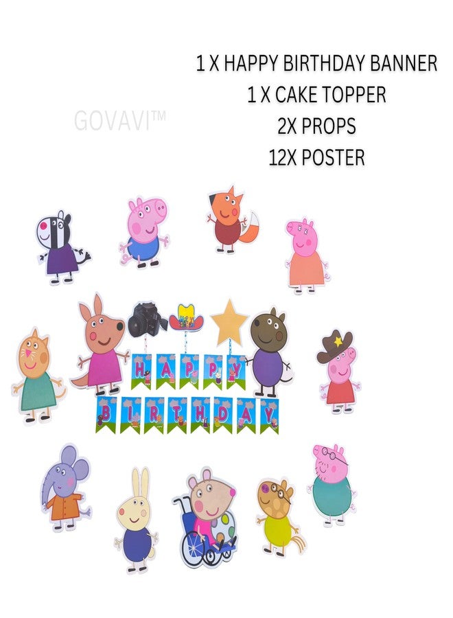 GOVAVI™ Brighten Birthdays: Vibrant Birthday Stickers (Pippa Pig) - Image 2